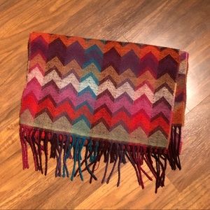 Super soft multi-colored scarf